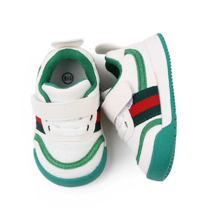 High Quality Soft Rubber Anti-slip Outsole Toddler Kids Prewalker Shoes Sneakers Casual Kids Shoes details