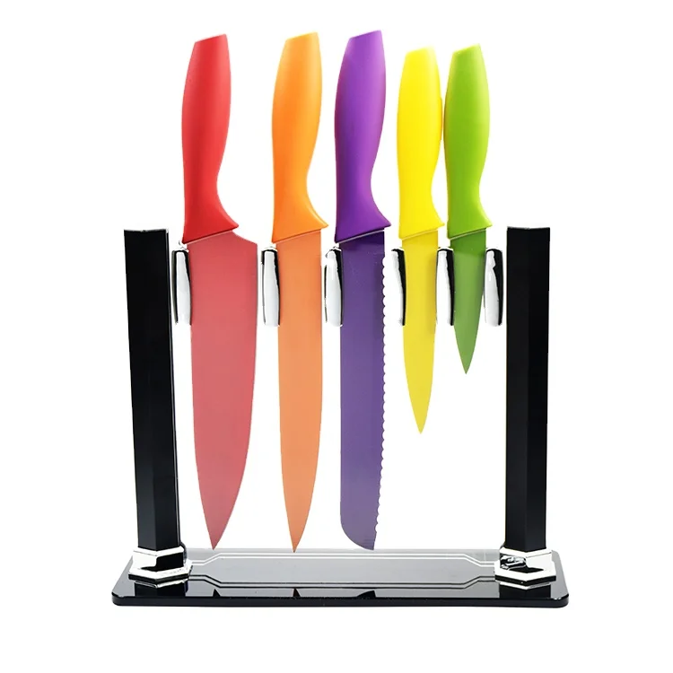 tesco knife block set