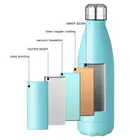 Bottle Stainless Water Bottle BPA Free 500ml Stainless Steel Water Bottle Double Wall Vacuum Flask