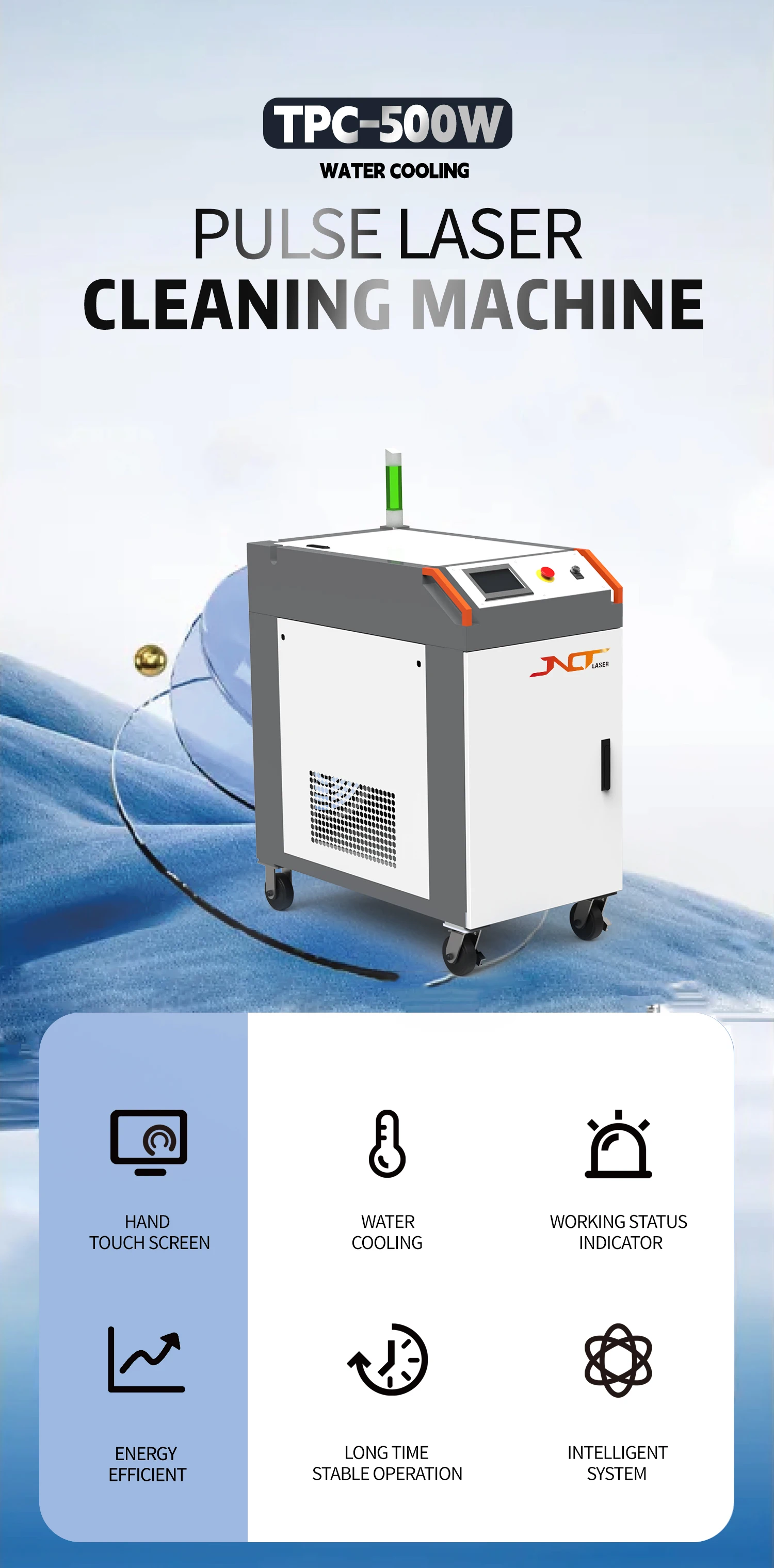 机械臂光纤激光清洗机laser cleaning machine 500w Buy 激光清洗机500w激光清洗机石材脉冲光纤激光清洗激光