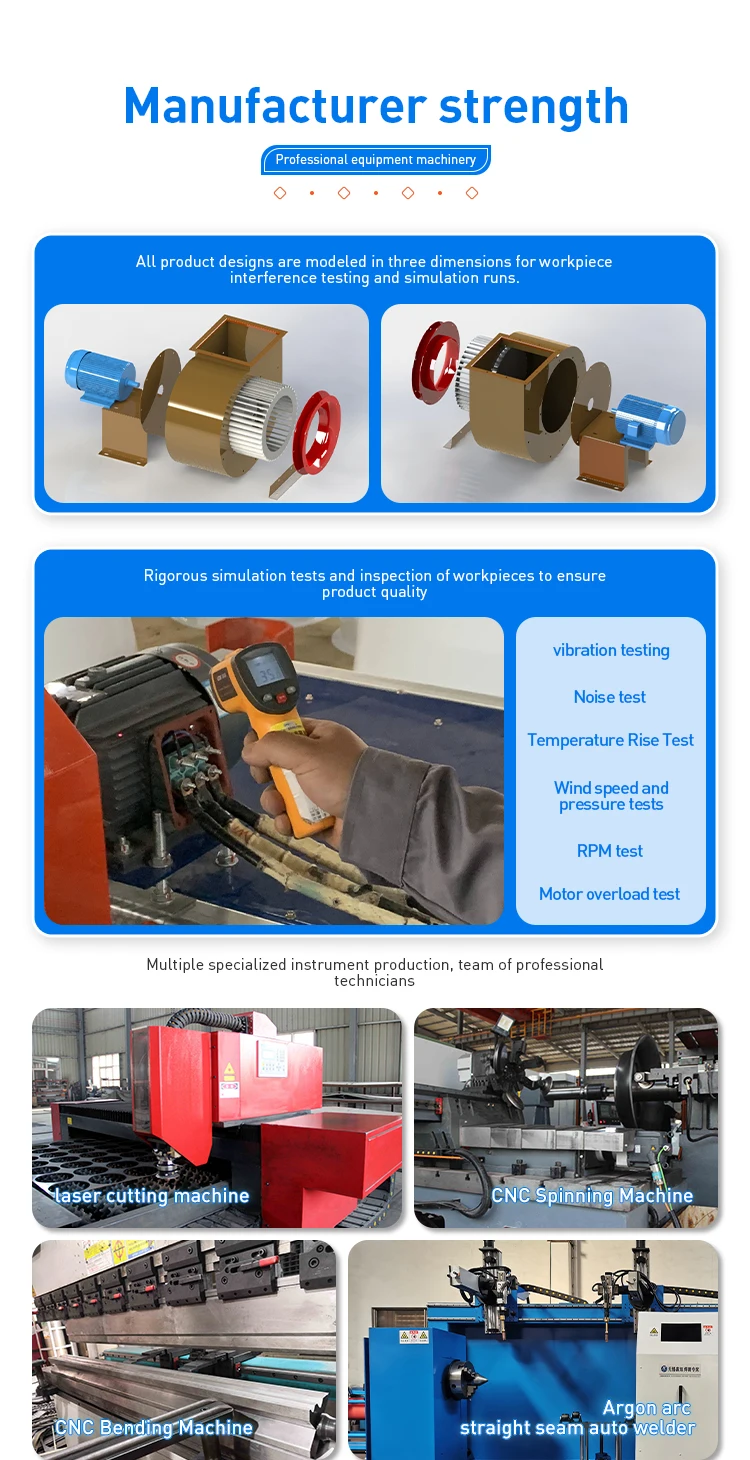 Pressure Centrifugal Flow Fan, Aluminum Alloy - detail 14