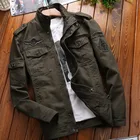 New Men 2021 Autumn New Style Cotton Military Men Jacket Casual Soldier Color Army Jackets Male
