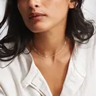 Long Chain Necklace JUJIE Manufacturer High Quality Galvanized Welded Long Link Chain Necklace
