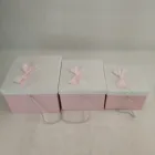 Gift Box. Square Portable Gift Box. Flower Packaging. Bouquet Gift Gift Box.