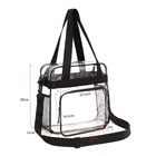 Bag Bag Manufacturer Customized Straps Color PVC Body Material Transparent Handle Crossbody Bag For Sightseeing
