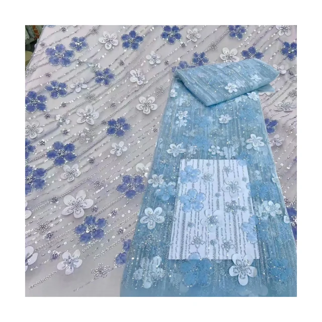 affinity crystal beads fabric machine beads china wholesale bridal lace fabric embroidery for women