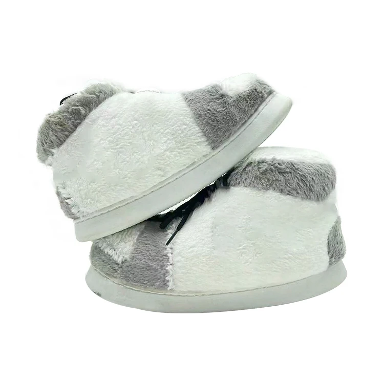 fluffy yeezy slippers