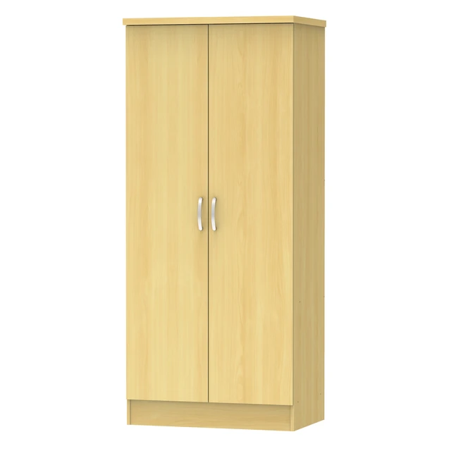 Modern Living Design 2 Door Wardrobe With 2 Drawer Thick Top Panel Wardrobe