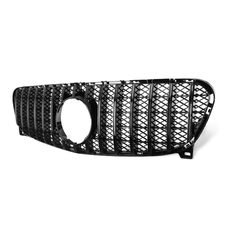 Gloss Black Gt Style Front Bumper Mesh Grille For Mercedes Gla X