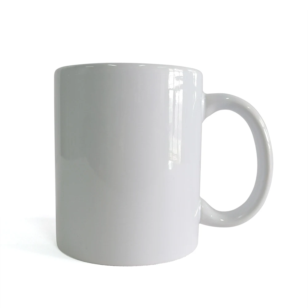 promotional gift cheap white sublimation mug 11oz ceramic