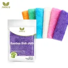 Cloth Bamboo Kitchen Cloth Antibacterial Super Absorbent New Eco-friendly Kitchen Cleaning Bamboo Fiber Cloth
