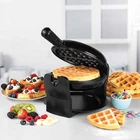 22878 220v Round Electric Rotating Flip Waffle Maker With Rotating Function