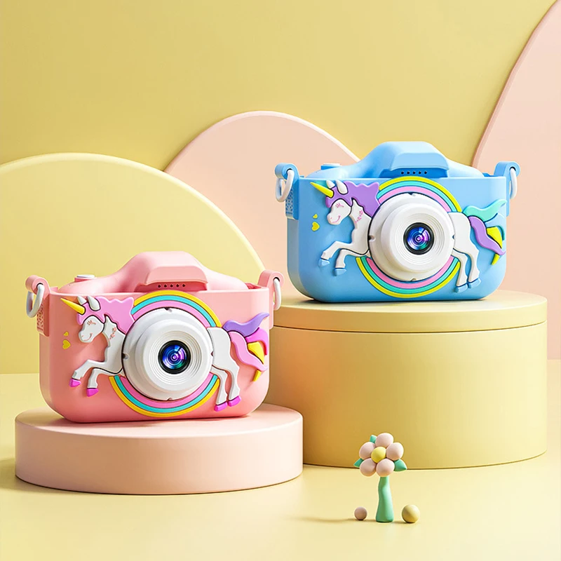 Soli Digital Take Photo Camera 2 Inch Rechargeable Kids Mini Digital Camera Toys Kids Camera for Children Gift