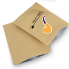 Coffee Paper Customized Matte Film Hanging Ear Coffee Packaging Bag Inner Aluminum 3 Side Sealing Kraft Paper Bag
