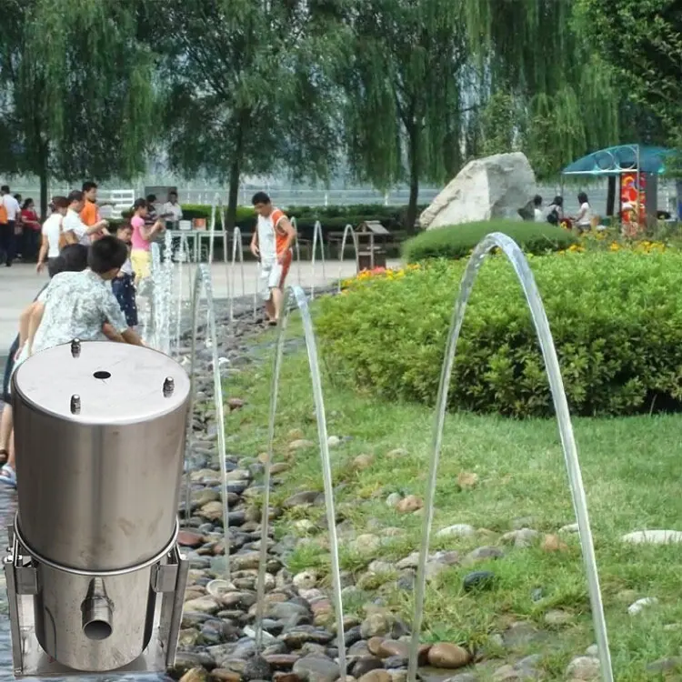 Wave Jumping LED Light Music Dance Fountain with DMX512 Laminar Flow Jet Stone Garden Product details
