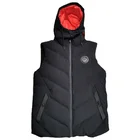 Vest Hoodie Wholesale New Design Men's Casual Puffer Motorbike Jacket Vest With Hoodie