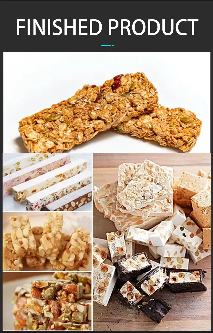 Efficient Easy-Operation Peanut Bar & Rice Cake Biscuit Making Machine Cereal Bar Production Line