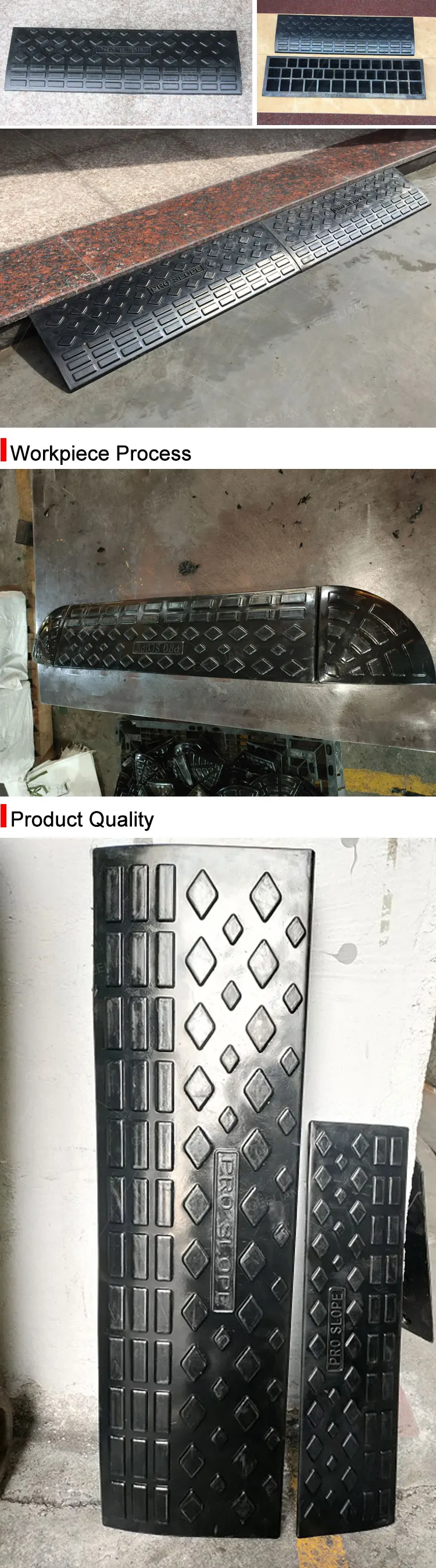 Temporary Wheelchair Ramps Plastic Leveling Handicap Portable