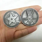 3d Coin Custom Unique 3d 2 Side Silver Plated Challenge Coin Factory Coin Manufacturers China
