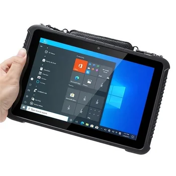 W106 10 inch FHD Anti-scatch Screen 10000mAh Tablet 4G LTE Barcode Scanner Waterproof Industrial Rugged windows Tablet PC