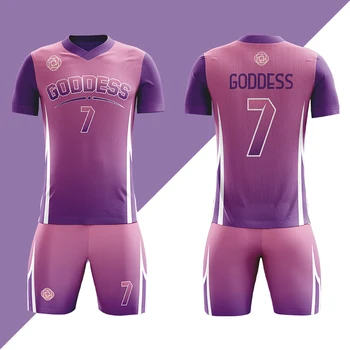 Custom Soccers Uniform Maillot de Football Set Retro Football Jersey Sports Custom Jersey Football