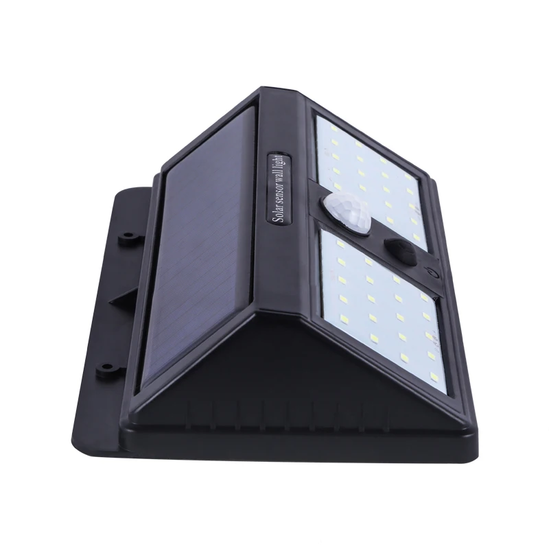 High brightness motion sensor solar wall light high lumen 3000k 6000k waterproof led wall light outdoor solar led wall lamps