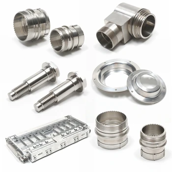OEM CNC Anodized Aluminum and Stainless Steel Parts 5-Axis Turning Precision Metal and Plastic Parts Custom Machining Services