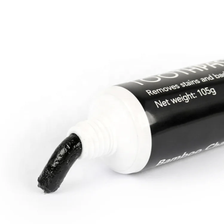 Oral Care Teeth Whitening Natural Black Bamboo Activated Charcoal Toothpaste 105g