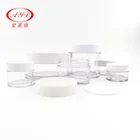 Plastic Cream 8oz Jar White Lid 250g Plastic Cosmetic PETG Cream Jar For Hair Care Body Butter Container Small Sample