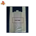 Ldpe Hdpe Plastic Bag Plastic Bag Packaging Supermarket Custom Biodegradable Transparent PE LDPE HDPE Packaging T-Shirt Shopping Plastic Bag