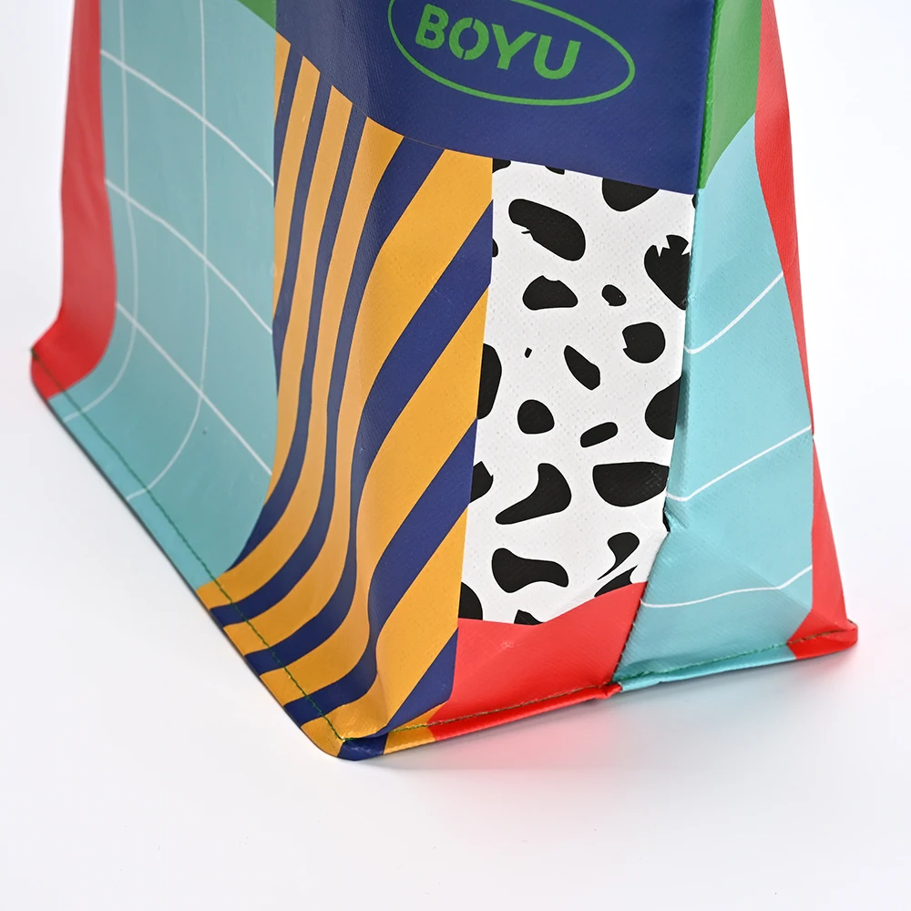 Manufacturers Can Customize Laminated Color Printing Portable Shopping Waterproof Items Storage Packing Waterproof Non Woven Bag manufacture