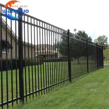 Zinc Steel Security Fence Guardrail Sports Driveway Gates and Farm Fence Accessories Hardware & Post Caps Metal Frame