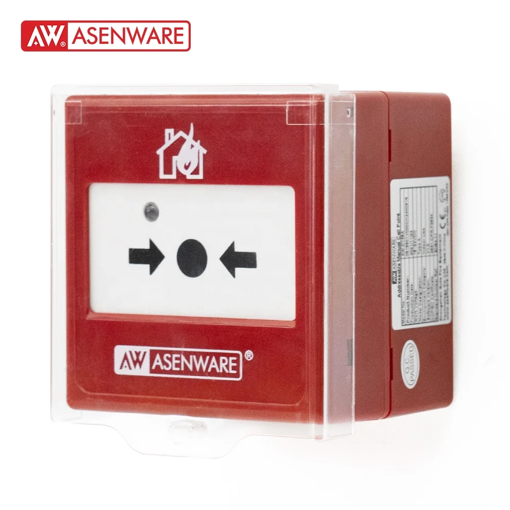 Asenware Addressable Fire Alarm Manual Call Point Lpcb Approved Manual