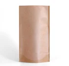 Bag 3 Bags Niko Flat Bag Food Packaging Waffles Cookies With Window Zip Lock Custom Logo PLA Mini 3 Side Seal Bags