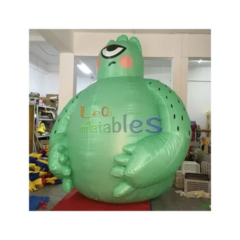 2m funny green single eye monster inflatable cartoon for bar decoration cartoon character inflatable single eye monster cartoon