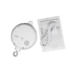 Best Sale Baby Mobile Crib Bed Bell Electric Autorotation Music White Box Hundreds Of Melodies Song