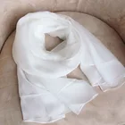 Silk Spring Chinese Custom 100% Silk Satin Plain White Silk Scarves For Painting