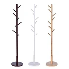 Coat Stand Functional Tree Shaped Coat Beech Wooden Coat Clothes Hat Stand Rack