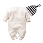 Baby Clothes Wholesale Jumpsuit Cute Baby Casual Rompers Long Sleeve Printed Baby Clothes