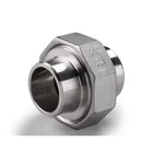 Stainless Tube OEM European Market Thread Casting Stainless Steel Welded Connector Tube Fitting Butt Welding Union
