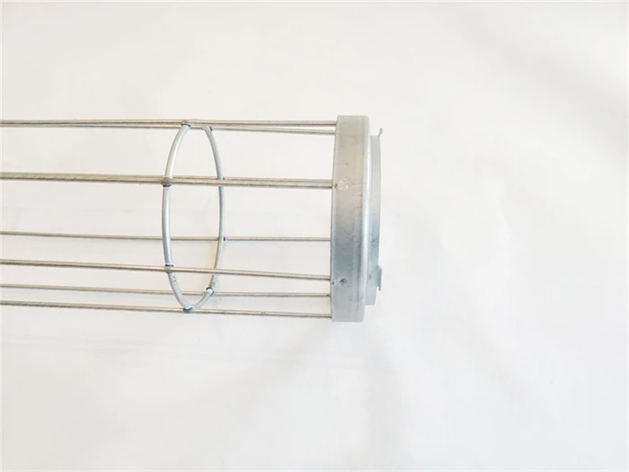 Galvanisierter Stahlfiltertüte-Rahmen Draht-Staub-Kollektor-Beutelfilter-Käfig 4
