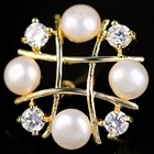 Pearl Earrings Diamond Pearl 925 Beaded Earrings For Women 2021