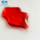 Ice Cold Pack Gel New Arrival Non-toxic Gel Red Lip Shaped Ice Pack Reusable Cold Compress For Lips
