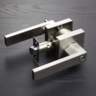 Leverset Handle Lever Lock Heavy Duty Tubular Leverset Entrance Toilet Bathroom Privacy Latch Handle Lever Door Lock
