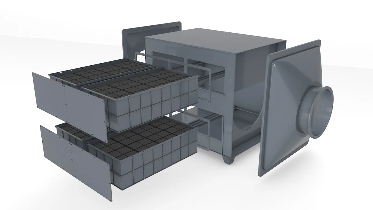 Vertical Pressure Leaf Filter - detail 4