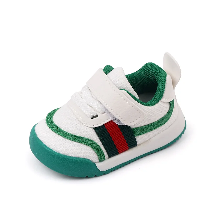 High Quality Soft Rubber Anti-slip Outsole Toddler Kids Prewalker Shoes Sneakers Casual Kids Shoes supplier