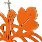 Pumpkin Craft IVYDECO Thanksgiving Gift Thin Rope Hanging L.O.V.E Alphabet Metal Pumpkin Craft Wall Arts