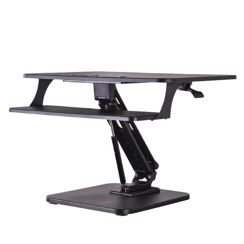 Ergonomic Height Adjustable Standing Desk Tabletop Sit to Stand Workstation 