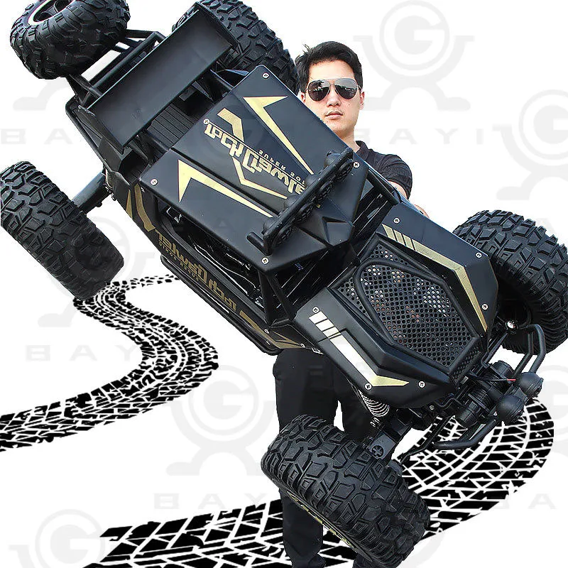 2.4G Factory Manufacture Electric Remote Control Car Toy 1:8 Big Rock Crawler Rc Car 4x4 High Speed Metal Truck For Children