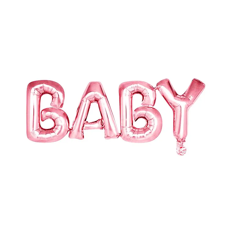 hot sale customized happy birthday party decor baby letter foil